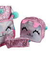 16 Inch Backpack 3 Pcs Set - Cat